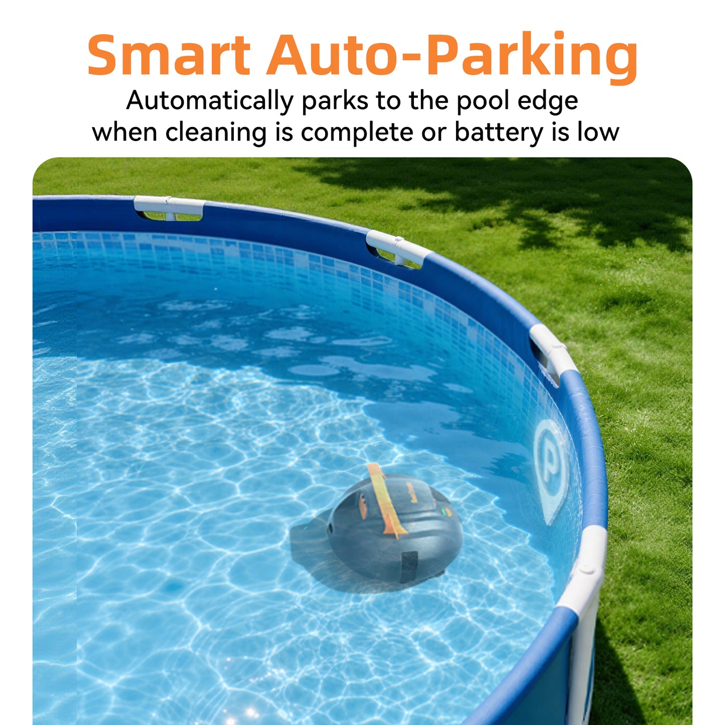 CoasTeering Planet Edge Cordless Robotic Pool Cleaner, with 120-Min Runtime, Powerful Dual-Motor, Adjustable Cleaning Path, for Flat Pools Up to 850 Sq.ft