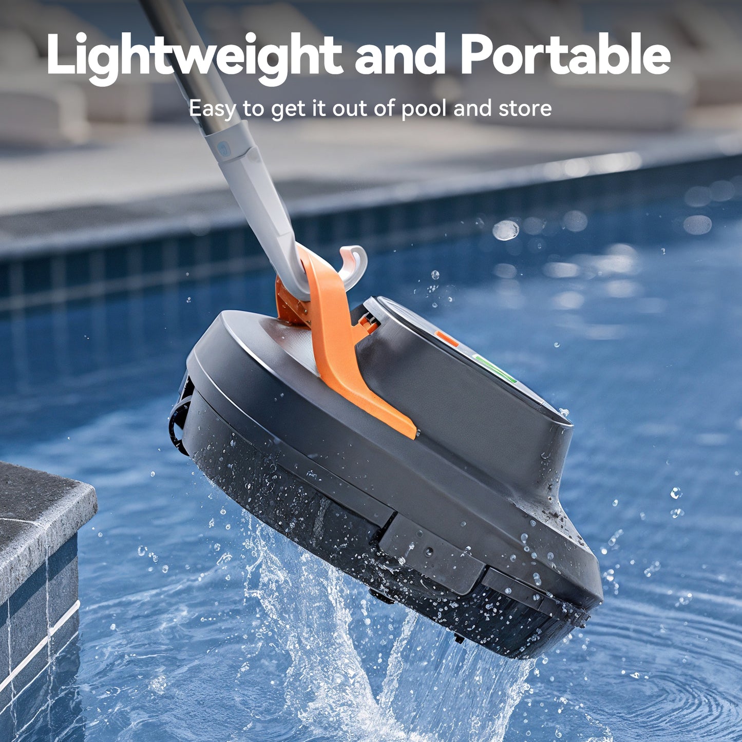 CoasTeering Planet Pro Cordless Robotic Pool Cleaner, with Dual Brushless Motors, Up to 200-Min Runtime, for Above Ground Pools & Flat-Bottom Inground Pools up to 1219 Sq. Ft