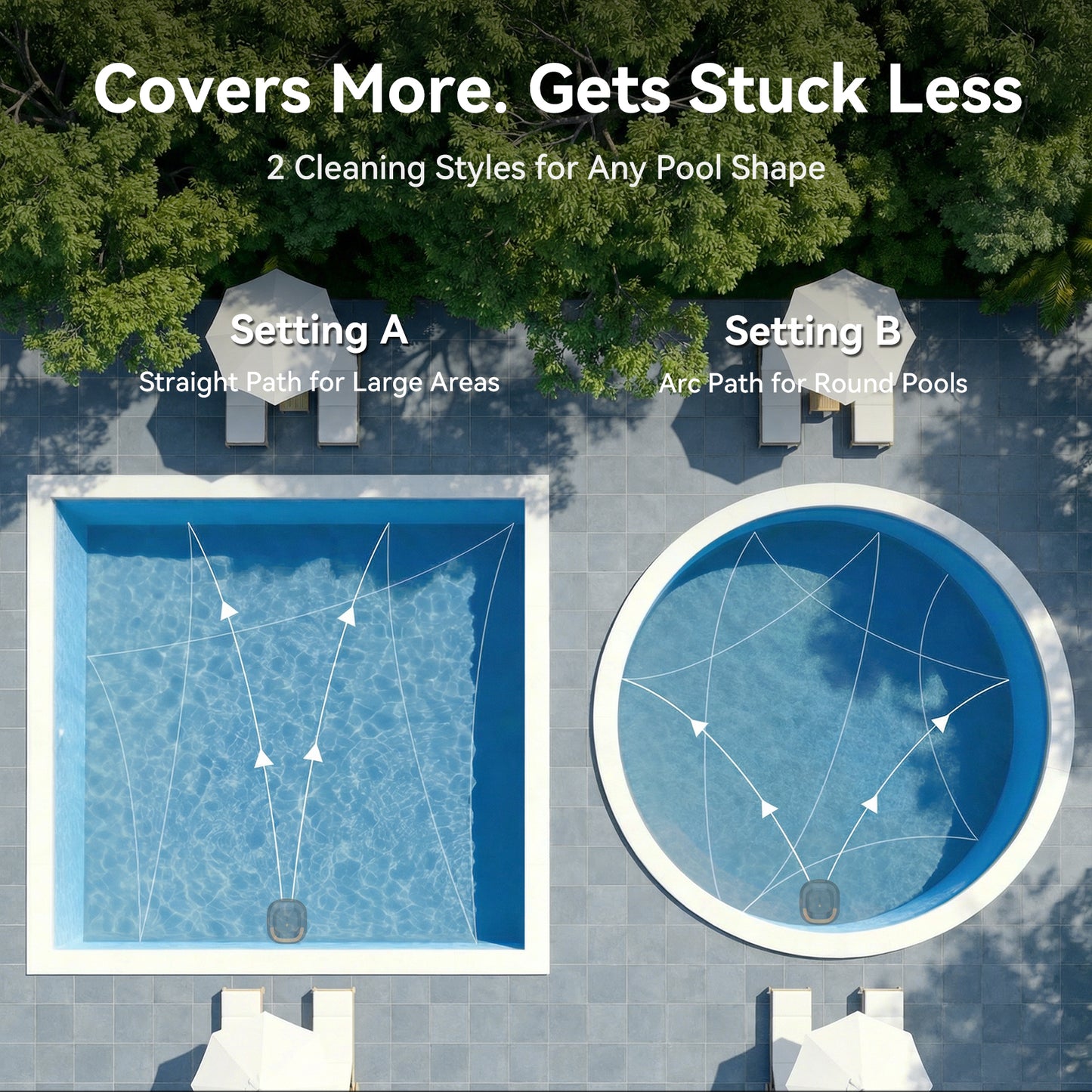 CoasTeering Planet Pro Cordless Robotic Pool Cleaner, with Dual Brushless Motors, Up to 200-Min Runtime, for Above Ground Pools & Flat-Bottom Inground Pools up to 1219 Sq. Ft